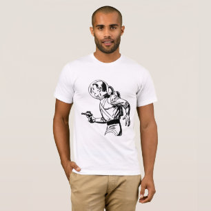 Camiseta Desata a tu héroe interior - hombre de pistola de 