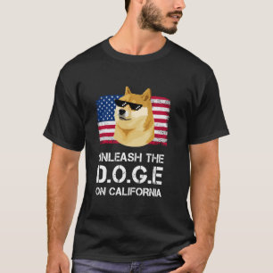 Camiseta Desata al DOGE en la corrupción de California amer