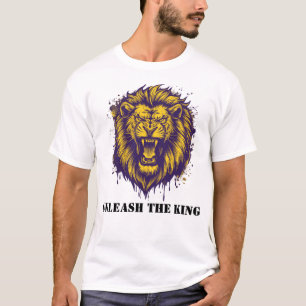 Camiseta Desata Al Rey León Gráfico León Alfa Poderoso