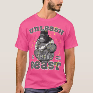 Camiseta Desata La Bestia Musculosa Gorilla Levantamiento d