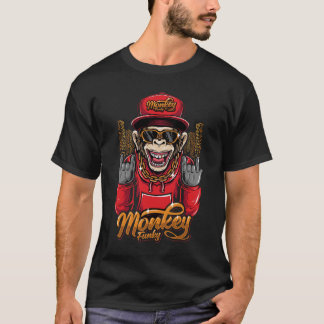 Camiseta Desata tu creatividad con diseños de monos locos"