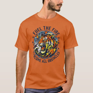 Camiseta Desata Tu Potencial Motivación Tigre Combustible e
