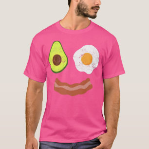 Camiseta Desayuno Brunch Bacon Egg Aguacate huevo frito