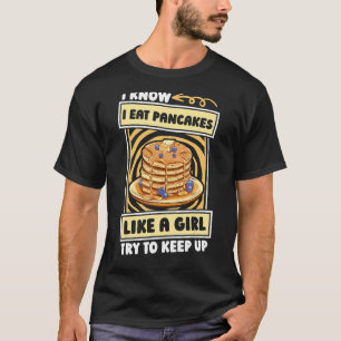 Camiseta Desayuno Chica Pancakes - Crepes de jarabe de arce