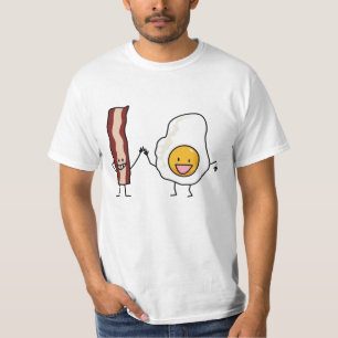 Camiseta Desayuno combinado del huevo de los huevos y de
