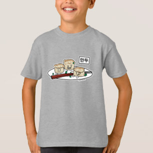 Camiseta Desayuno coreano Hangul del dim sum de la bola de