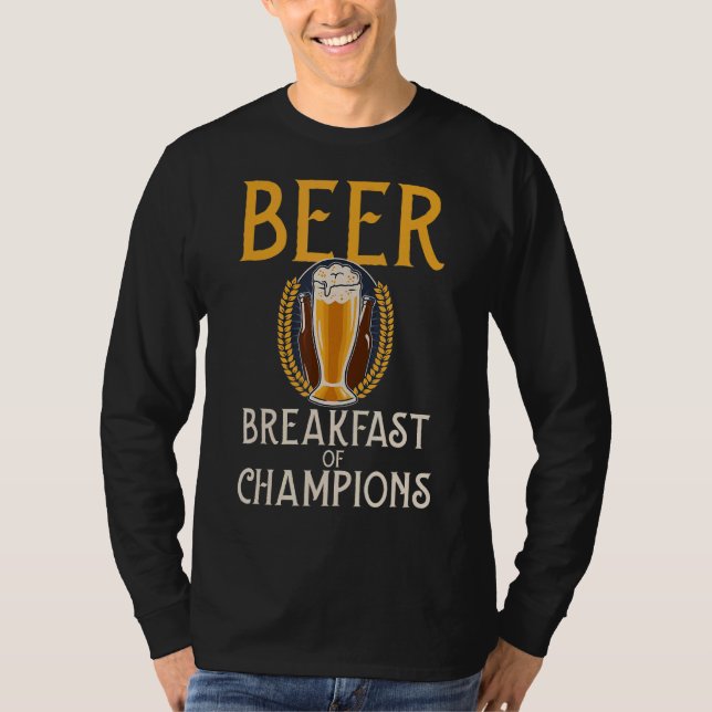 Camiseta Desayuno De Beer De Champions (Anverso)