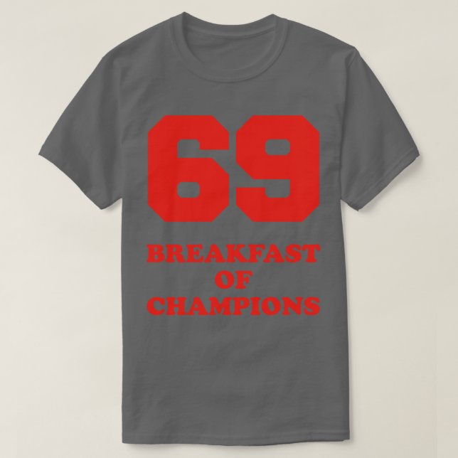 Camiseta Desayuno de Campeones (Diseño del anverso)
