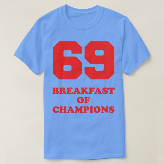 Camiseta Desayuno de Campeones (Diseño del anverso)