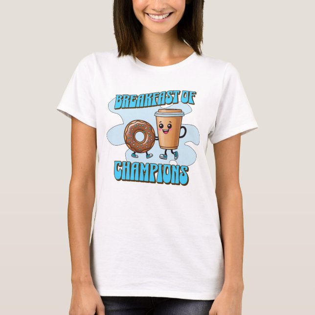 Camiseta Desayuno de Campeones (Anverso)