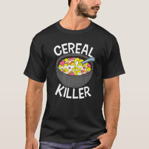 Camiseta Desayuno de Cereales Asesino Cornflakes Slayer Gra