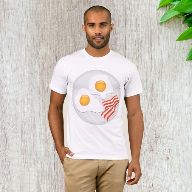 Camiseta Desayuno de Huevos Fritos y Tocino (Subido por el creador)