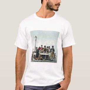 Camiseta Desayuno de la calle grabado por G.Hunt, 1825