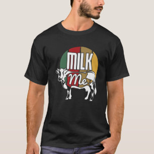 Camiseta Desayuno de la granja Guay Vintage Leche Artwork R