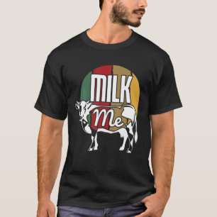 Camiseta Desayuno de la granja Guay Vintage Leche Artwork R