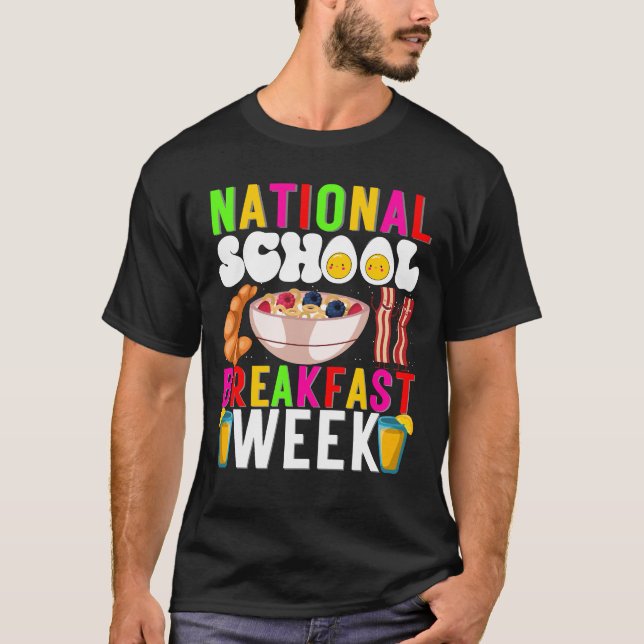 Camiseta Desayuno de la Semana Nacional del Desayuno Escola (Anverso)