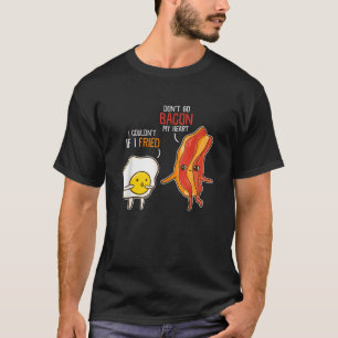 Camiseta Desayuno de pan con huevo de huevo no salgas en mi