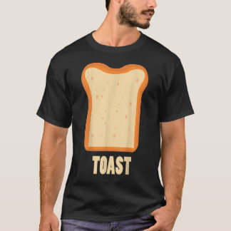 Camiseta Desayuno de pan tostado Costume Cute Comida Fácil 