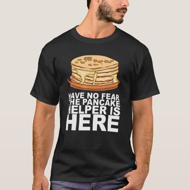 Camiseta Desayuno De Panqueques De Jarabe De Maple Para Un  (Anverso)