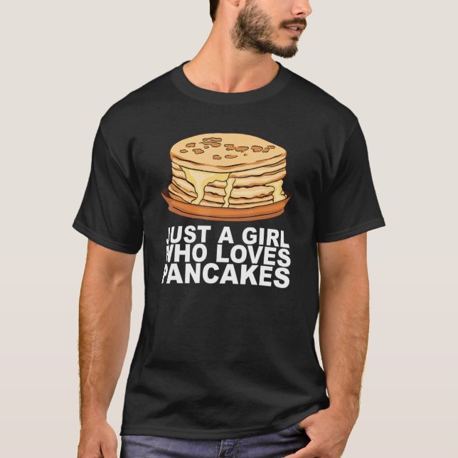 Camiseta Desayuno De Panqueques De Jarabe De Maple Para Un  (Anverso)