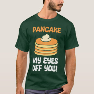 Camiseta Desayuno de tortita Comida de tortita juego de pal
