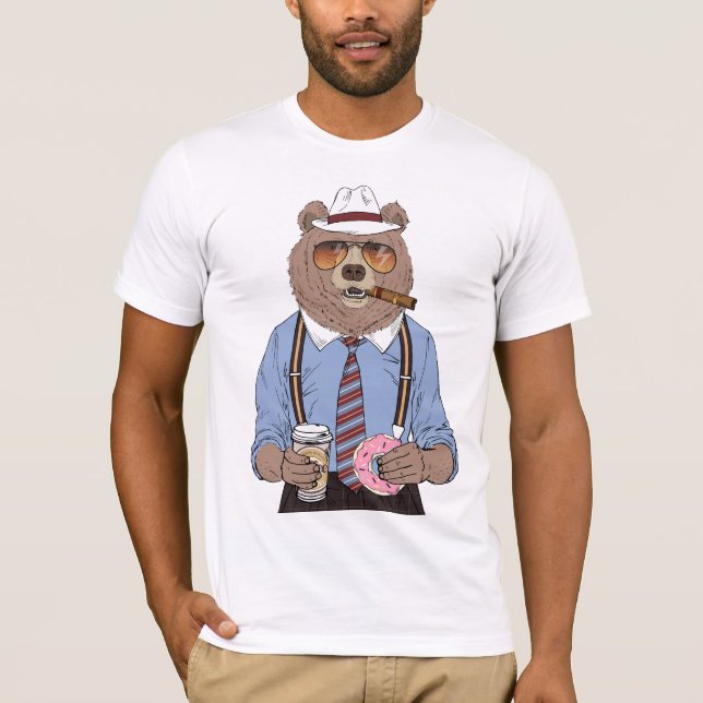 Camiseta Desayuno del oso (Anverso)