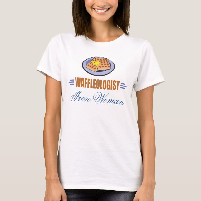 Camiseta Desayuno divertido Waffles (Anverso)