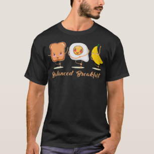 Camiseta Desayuno equilibrado Nutrición Tostada Banana de H