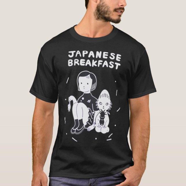 Camiseta Desayuno japonés - logo de la banda de duo Essenti (Anverso)