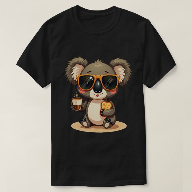 Camiseta Desayuno koala (Diseño del anverso)