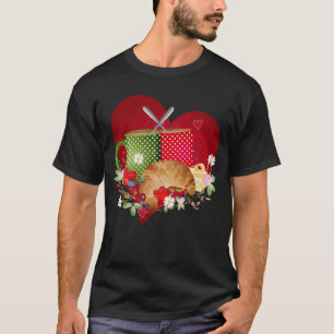 Camiseta Desayuno para dos con croissant y regalo de café