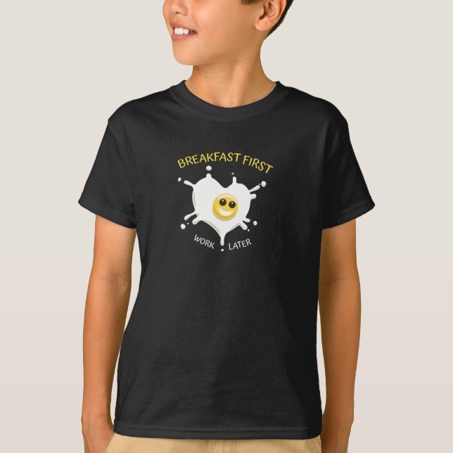 Camiseta Desayuno primero (Anverso)