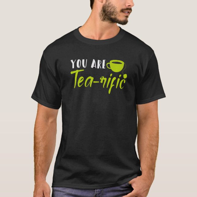 Camiseta Desayuno Tea Rific Pun Chiste Tea Drinker (Anverso)
