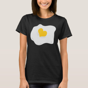 Camiseta Desayuno vegano de huevo frito