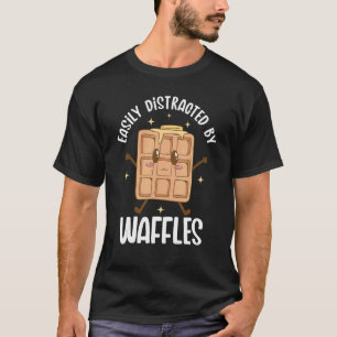 Camiseta Desayuno Waffle Foods Postre Mini Waffle Food