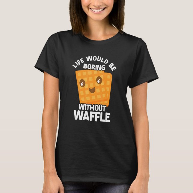 Camiseta Desayuno Waffle Foods Postre Mini Waffle Food (Anverso)