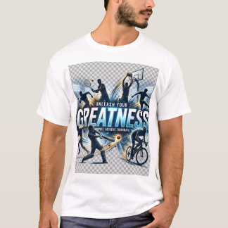 Camiseta Desbloquea Tu Grandeza Póster Deportivo - Inspira 