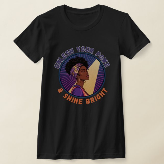 Camiseta Desbloquea Tu Poder Empoderamiento de la Mujer Neg (Distribución)