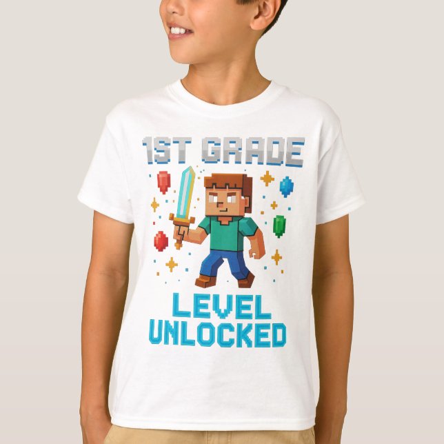 Camiseta desbloqueada de primer nivel - juego de p (Anverso)