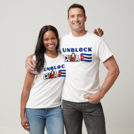 Camiseta Desbloquear a Cuba