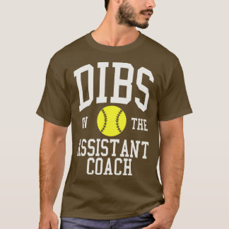 Camiseta Descansa en el entrenador asistente de softball Wi