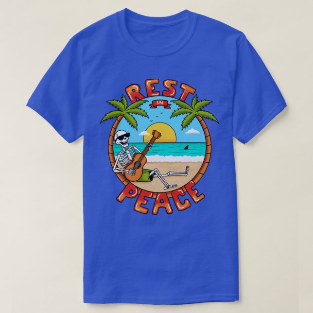 Camiseta Descansa en paz (Diseño del anverso)