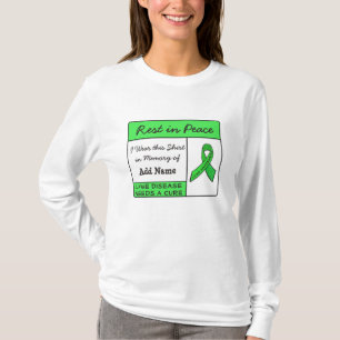 Camiseta Descansa en Paz Enfermedad de Lyme En Memoria de C