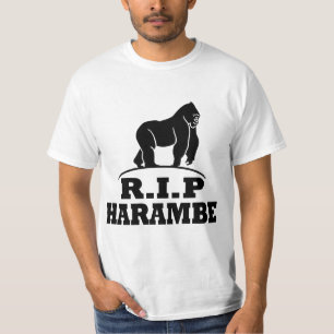 CAMISETA DESCANSAR EN PAZ HARAMBE