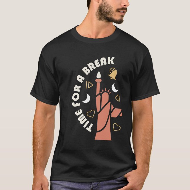 Camiseta Descanse en un diseño fresco y divertido (Anverso)