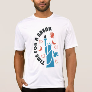 Camiseta Descanse en un diseño fresco y divertido