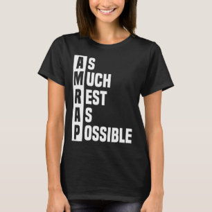 Camiseta Descanse Lo Más Posible AMRAP Trendy 2