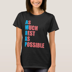 Camiseta Descanse lo más posible de AMRAP