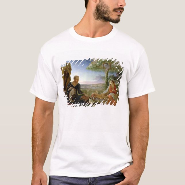 Camiseta Descanse sobre el vuelo en Egipto, 1805-6 (Anverso)