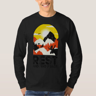 Camiseta Descanse Y Encuentre Motivación De Paz Inspirando
